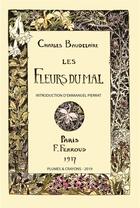 Couverture du livre « Les fleurs du mal » de Charles Baudelaire aux éditions Plumes Et Crayons