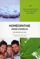 Couverture du livre « Homéopathie mode d'emploi » de  aux éditions Marabout