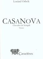 Couverture du livre « Casanova » de Orbok et Lorand aux éditions Caracteres