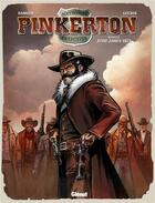 Couverture du livre « Pinkerton t.1 ; dossier Jesse James - 1875 » de Remi Guerin et Sebastien Damour aux éditions Glenat