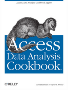 Couverture du livre « Access Data Analysis cookbook » de Ken Bluttman aux éditions O'reilly Media