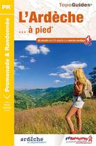 Couverture du livre « L'Ardèche à pied : PR » de  aux éditions Ffrp