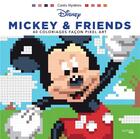 Couverture du livre « Carrés mystères Disney ; Mickey & friends ; 40 coloriages façon pixel art » de C-A. Perez aux éditions Hachette Pratique