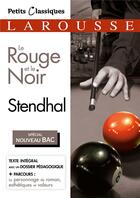 Couverture du livre « Le rouge et le noir » de Stendhal aux éditions Larousse