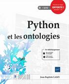 Couverture du livre « Python et les ontologies » de Jean-Baptiste Lamy aux éditions Eni