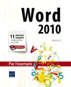 Couverture du livre « Word 2010 » de Myriam Gris aux éditions Eni
