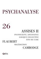 Couverture du livre « REVUE PSYCHANALYSE T.26 ; le savoir du psychanalyste, la catharsis, Flaubert » de  aux éditions Eres