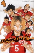 Couverture du livre « Haikyu !! les as du volley Tome 4 » de Haruichi Furudate aux éditions Crunchyroll