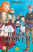 Couverture du livre « Black Clover Tome 5 » de Yuki Tabata aux éditions Crunchyroll