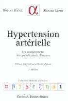 Couverture du livre « Hypertension arterielle 2ed » de R./Leroy G. Haiat aux éditions Frison Roche