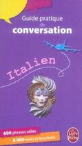 Couverture du livre « Guide pratique de conversation français / italien » de Ravier-P+Reutner-W aux éditions Le Livre De Poche