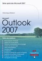 Couverture du livre « Outlook 2007 » de Veronique Warion aux éditions Pearson