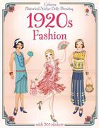 Couverture du livre « Historical sticker dolly dressing ; 1920's fashion » de  aux éditions Usborne