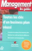 Couverture du livre « Toutes les clés d'un business plan réussi » de Ranchon/Gresy aux éditions Esf Prisma