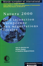 Couverture du livre « Natura 2000. de l'injonction europeenne aux negociations locales » de Dubois et Maljean aux éditions Documentation Francaise