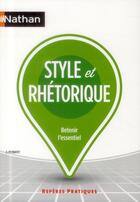 Couverture du livre « Style et rhétorique » de  aux éditions Nathan