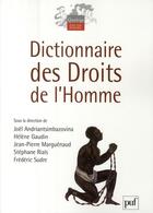 Couverture du livre « Dictionnaire des Droits de l'Homme » de Andriant et Simbazovina aux éditions Puf