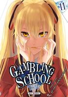 Couverture du livre « Gambling school - twin Tome 11 » de Homura Kawamoto et Kei Saiki aux éditions Soleil