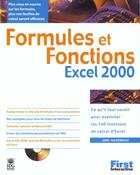Couverture du livre « Formules Et Fonctions D'Excel 2000 » de John Walkenbach aux éditions First Interactive