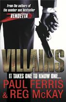 Couverture du livre « Villains » de Mckay Reg aux éditions Black & White Publishing