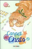 Couverture du livre « Carnet de chats Tome 2 » de Yumi Ikefuji aux éditions Soleil