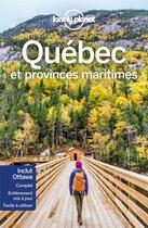 Couverture du livre « Québec (9e édition) » de Collectif Lonely Planet aux éditions Lonely Planet France