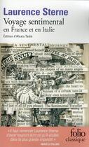 Couverture du livre « Voyage sentimental en France et en Italie » de Laurence Sterne aux éditions Folio