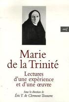 Couverture du livre « Marie de la trinite » de Clermont-Tonnerre aux éditions Cerf