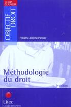 Couverture du livre « Methodologie du droit » de Frederic-Jerome Pansier aux éditions Lexisnexis