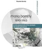 Couverture du livre « Maria borrely 1890-1963 