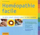 Couverture du livre « Homéopathie facile » de Markus Wiesenauer aux éditions Vigot