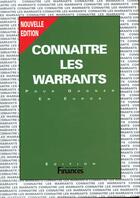Couverture du livre « Connaitre Les Warrants » de Journal Des Fin aux éditions Journal Des Finances