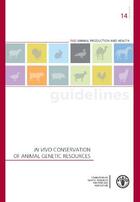 Couverture du livre « In vivo conservation of animal genetic ressources » de  aux éditions Fao