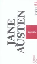 Couverture du livre « Juvenilia » de Jane Austen aux éditions Christian Bourgois