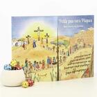 Couverture du livre « Petits pas vers Pâques ; mon calendrier de Carême » de  aux éditions Emmanuel