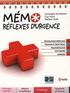Couverture du livre « Mémo réflexes d'urgence » de  aux éditions Lamarre