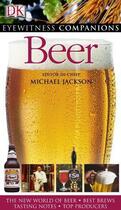 Couverture du livre « Beer » de Michael Jackson aux éditions Dorling Kindersley Uk