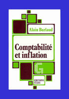Couverture du livre « Comptabilité et inflation » de Alain Burlaud aux éditions Cujas