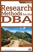 Couverture du livre « Research methods for the DBA » de Francoise Chevalier et L. Martin Cloutier et Nathalie Mitev aux éditions Ems