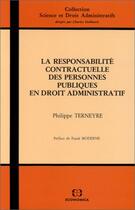 Couverture du livre « Responsabilite Contractuelle Des Personnes Publiques » de Terneyre aux éditions Economica