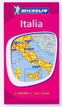 Couverture du livre « Italia (carte cartog) » de Collectif Michelin aux éditions Michelin