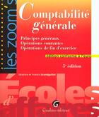 Couverture du livre « Comptabilite generale » de Grandguillot/Grandgu aux éditions Gualino