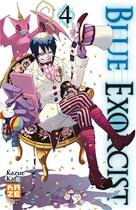 Couverture du livre « Blue exorcist t.4 » de Kazue Kato aux éditions Crunchyroll