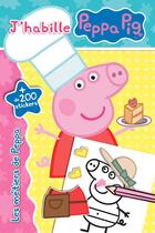 Couverture du livre « Peppa pig - j'habille - les metiers de peppa » de  aux éditions Hachette Jeunesse