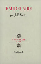 Couverture du livre « Baudelaire » de Jean-Paul Sartre aux éditions Gallimard (patrimoine Numerise)