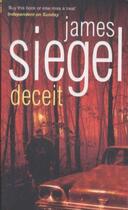 Couverture du livre « Deceit » de James Siegel aux éditions 