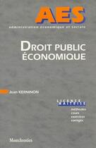 Couverture du livre « Droit public économique » de Jean Kerninon aux éditions Lgdj