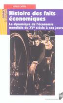 Couverture du livre « HistoireS DES FAITS ECONOMIQUE » de Pur aux éditions Pu De Rennes