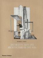 Couverture du livre « Decorative arts and architecture of the 1920s » de Roberto Papini aux éditions Thames & Hudson