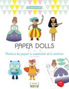Couverture du livre « Paper dolls ; pantins de papier à assembler et à colorier » de Gael Le Neillon aux éditions De Saxe